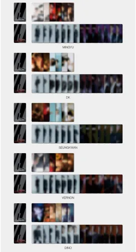 Vista 5 de PLEDIS, Seventeen ATTACCA CARAT Ver 9th Mini álbum [Incluye tarjeta fotográfica transparente, funda para tarjeta fotográfica] (ver al azar), PLD0102