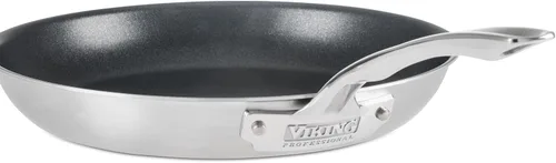 Vista 14 de VIKING Culinary Professional - Sartén antiadherente de acero inoxidable de 5 capas, 8 pulgadas, mango ergonómico que se mantiene fresco, apto