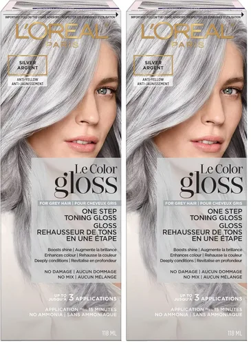 Vista 19 de L'Oréal Paris Le Color One Step - Brillo tonificante para el cabello, color caoba, 4 onzas
