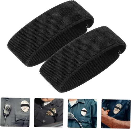 Vista 3 de Yardwe 32 unidades de bandas de brazo de fútbol, banda elástica funeraria de memoria, brazalete funerario de muerte, brazalete de memoria, oración