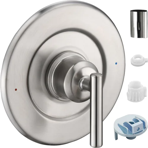 Vista 9 de Reemplazo para el kit de ajuste de válvula Posi-Temp Gibson T2901BN de Moen, níquel cepillado