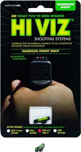 Vista 5 de HIVIZ Smith&Wesson 617 - Mira frontal de fibra óptica (verde)