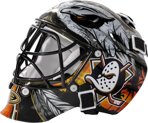 Vista 20 de Franklin Sports mini máscara para portero con logo de la NHL