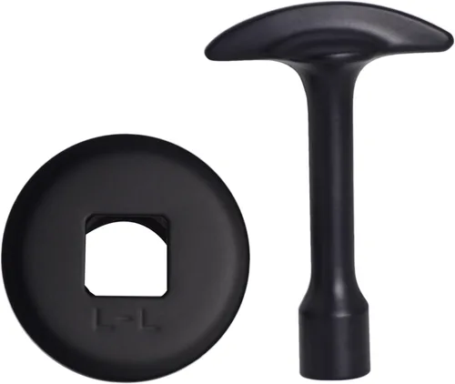 Vista 3 de Westbrass R500-62 Kit de ajuste de válvula de llave de encendido de gas NPSM de 3/4 de pulgada, color negro mate, paquete de 1