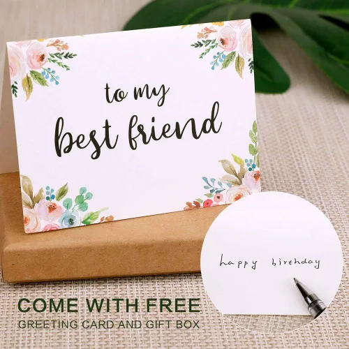 Vista 7 de DUMBEN Pulsera con mensaje oculto, regalos significativos para mujeres, regalos para grandes amigas, joyas de amistad únicas, regalos de cumpleaños