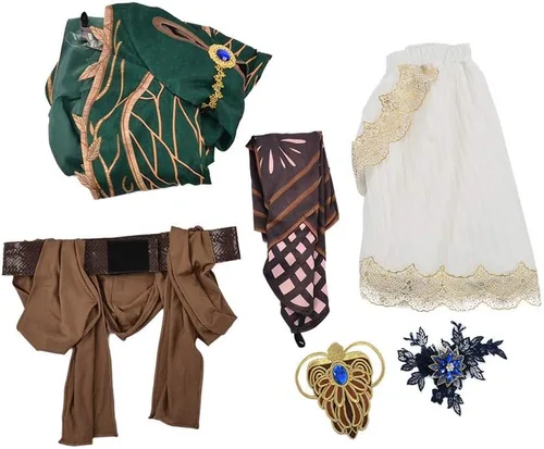Vista 4 de miccostumes Disfraz de juego para mujer, disfraz de hechicera, traje de cosplay