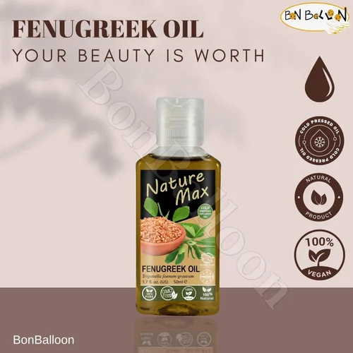 Vista 7 de bonballoon Nature Mix Aceite esencial de fenogreco orgánico natural sin diluir puro para el crecimiento del cabello, cuidado de la salud de la piel