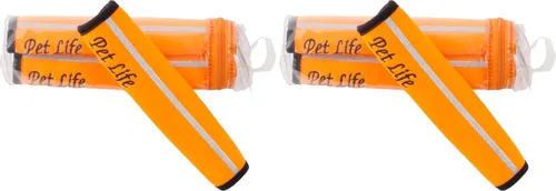 Vista 8 de Pet Life ® Mangas reflectantes y protectoras de neopreno extremo para perros, mangas para articulaciones de mascotas con cierres de gancho y bucle