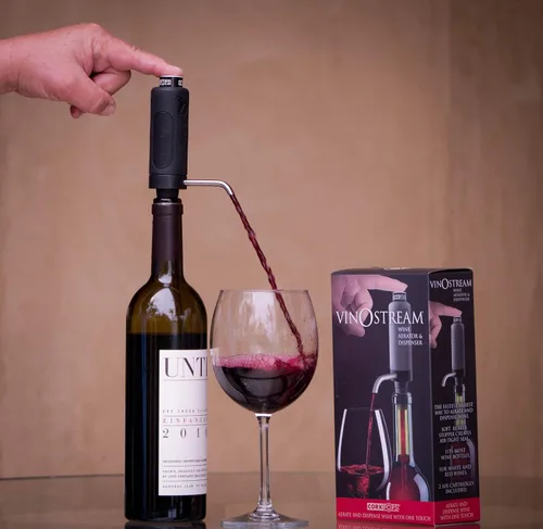 Vista 2 de Cork Pops Aireador y dispensador de vino Vinostream 2 en 1 de 9