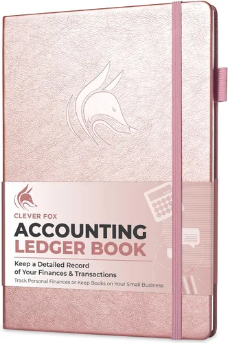 Vista 10 de Clever Fox Libro de contabilidad - Libro de contabilidad para pequeñas empresas y uso personal - Libro de cuentas columnar para rastrear dinero