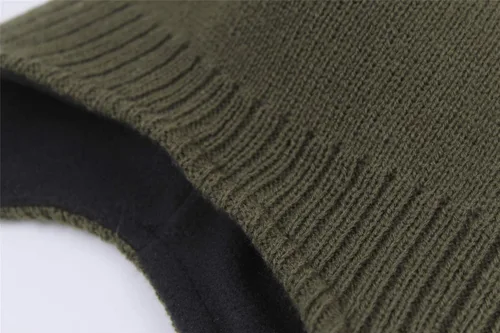 Vista 4 de Connectyle Gorro de invierno cálido para hombre, con forro polar y orejera, gorro diario