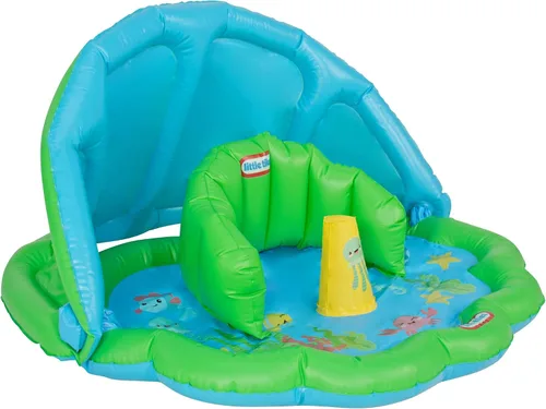 Vista 7 de Little Tikes Inflatale Pool Floats & Outdoor Summer Toys Little Tikes Baby & Me Float - Flotador para piscina infantil
