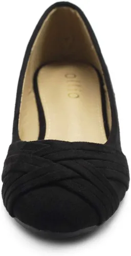 Vista 2 de Ollio - Zapatos planos estilo bailarina para mujer