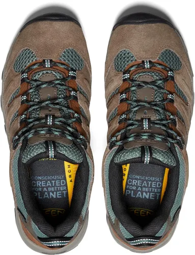 Vista 5 de KEEN Zapato de senderismo Headout de baja altura impermeable todo terreno para mujer