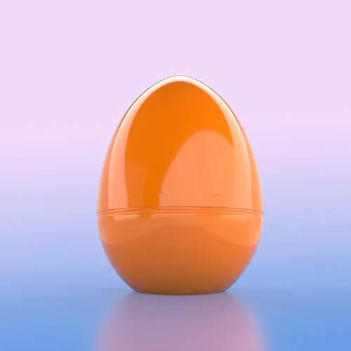 Vista 8 de The Dreidel Company Huevos de Pascua archivables jumbo de 6 pulgadas, paquete de 6 huevos de Pascua de plástico brillante coloridos, se mantienen