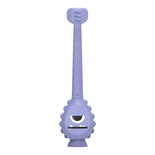 Vista 12 de Dr. Brown's ToothScrubber Cepillo de dientes para niños pequeños, monstruo y cocodrilo, paquete de 2