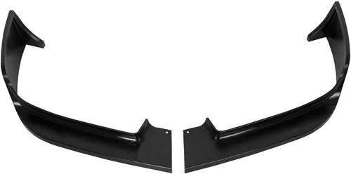 Vista 3 de Alerón inferior del estilo de calle del labio del parachoques delantero para Camaro V8 SS 2010-2013 negro