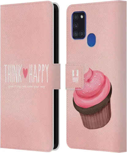 Vista 37 de Head Case Designs Assortment Cupcakes Happiness Leather Wallet Case Compatible with Samsung Galaxy A07 4G Surtido