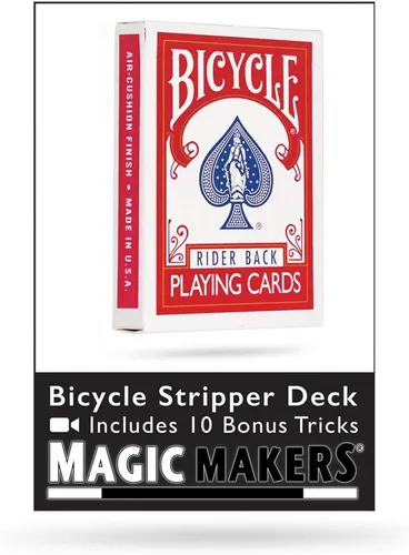 Vista 3 de Magic Makers Ultimate Card Magic Kit 170 efectos de cartas con cubierta de pelacicicletas