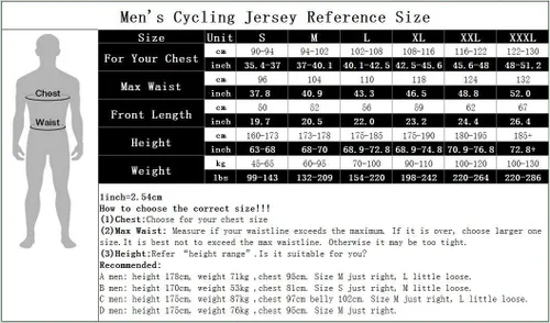 Vista 3 de Ciclismo Jersey Shorts Set Pro Equipo Bicicletas Ropa MTB Jerseys para Hombres