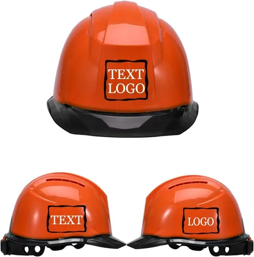 Vista 14 de Casco de seguridad personalizado para construcción Casco de trabajo de seguridad con suspensión de trinquete ajustable de ala completa con carcasa
