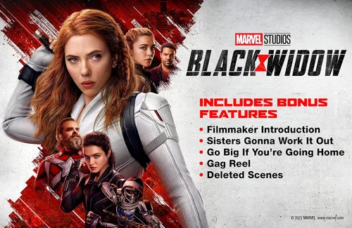 Vista 5 de Marvel Studios Black Widow Blu-ray 2021 Region Free