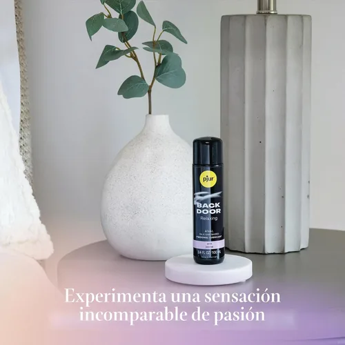 Vista 3 de Pjur Puerta Trasera Relajante Lubricante Base de Silicona, Lubricación de Larga Duración con Jojoba, Fórmula Suave para Uso Sensible - 100ml / 3.4 oz