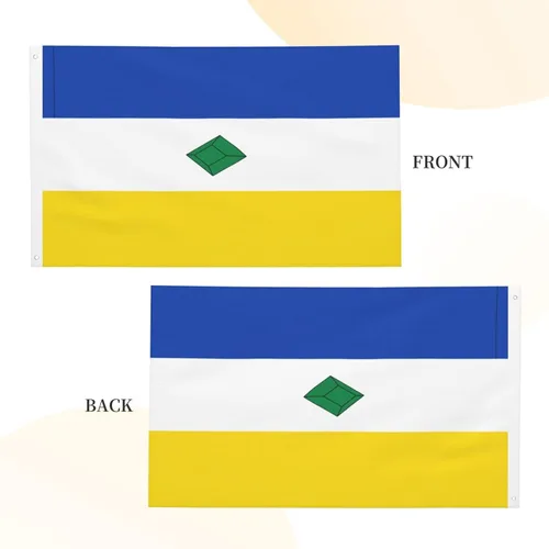 Vista 7 de Double Sided Flag of Muzo (Boyacá) Flag 3x5 FT Outdoor Flags Banners Durable Patio Indoor Decorative Flags Home Party Funny Flags 3by5 Flags