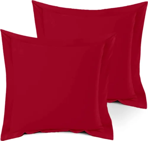 Vista 43 de Juego de 2 fundas de almohada estándar de 600 hilos, 100% algodón egipcio, con cierre de sobre, tamaño estándar de 20 x 26 pulgadas, fundas