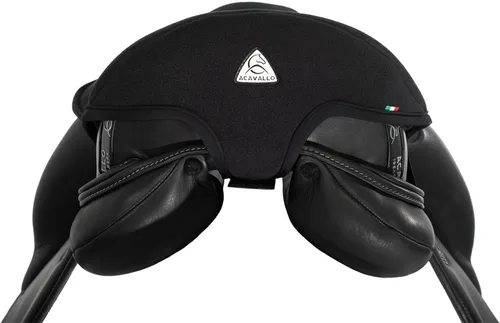 Vista 3 de Acavallo Ortho Pubis - Protector de asiento de gel en doma con Dri-Lex, mediano, color negro