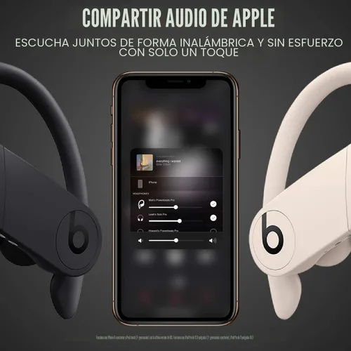 Vista 6 de PowerBeats Pro - Auriculares Bluetooth totalmente inalámbricos y de alto rendimiento, color negro (renovado)