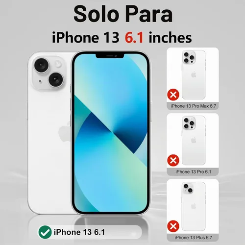 Vista 2 de Funda magnética para iPhone 13, para mujeres y niñas, chapado de lujo, lindo corazón de amor, cubierta trasera suave, protección completa de lente