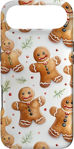 Vista 27 de Christmas Gingerbread Man Pattern for Girls Cute Xmas Baking Case for iPhone 17