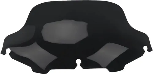 Vista 9 de Parabrisas negro de 4.5 pulgadas compatible con parabrisas Harley Davidson Electra Street Tri Ultra Glide 1996-2013 96-13
