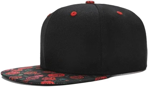 Vista 17 de Gorra de béisbol para hombre, estilo hip hop, visera plana, ajustable, unisex, ajustable, transpirable