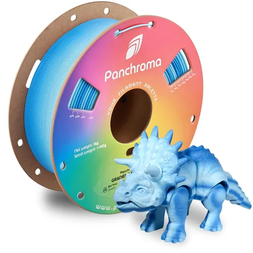 Vista 84 de Polymaker Panchroma - Filamento PLA mate de 0.07 in, 2.2 lbs, madera de Madera mate de doble degradado