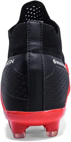Vista 3 de Zapatos de fútbol para hombre transpirables para atletismo botas de fútbol para exteriores para entrenamiento de césped firme