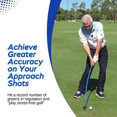 Vista 5 de Lag Shot XL 7 Iron Swing Trainer for Taller Men – Longer, Flexible Shaft Designed for Height & Strength Groove Tempo, Lag & Timing Build a