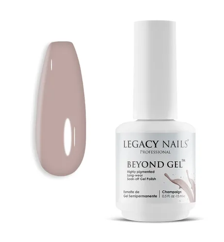 Vista 28 de LEGACY NAILS Professional Beyond Gel Soak-Off Esmalte de uñas – Cobertura completa, altamente pigmentado (BEYOND GEL – ALBA 1/2 oz)