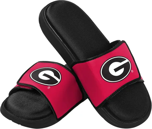 Vista 150 de FOCO Sandalias deportivas de espuma para ducha con logotipo de equipo universitario de la NCAA para hombre