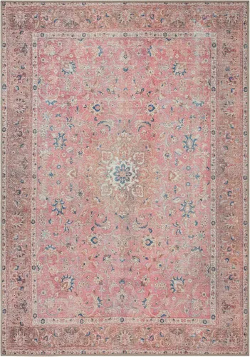 Vista 173 de GLN Rugs Traditional Collection - Alfombra de felpilla lavable a máquina, tradicional lavable, antideslizante, alfombra de felpilla de pelo corto