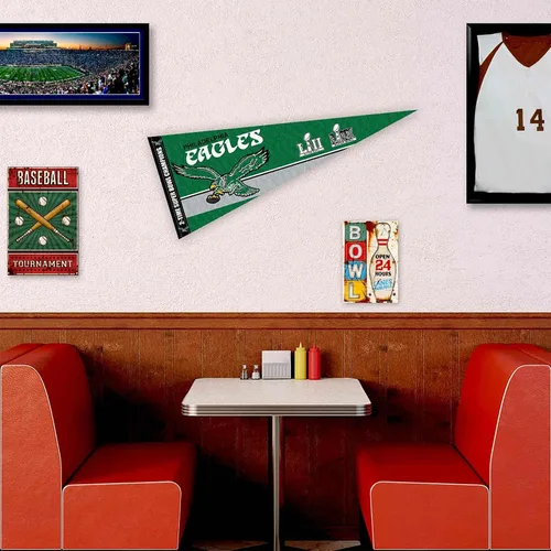 Vista 3 de WinCraft Bandera retro de los Philadelphia Eagles 2 Time Champions
