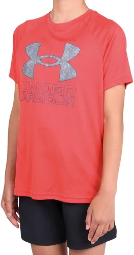 Vista 42 de Under Armour Camiseta de manga corta Tech Hybrid con estampado para niños