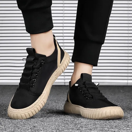 Vista 2 de GOXIANG Zapatos de correr para hombre, tenis de moda, zapatos de golf, cómodos zapatos de baloncesto, zapatos de tenis casuales, zapatos para caminar