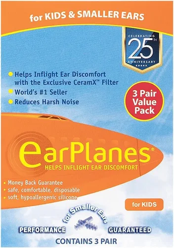Vista 5 de eP2 para Niños de Cirrus Healthcare 1 Par de EarPlanes Reutilizables (1 Par Reutilizable)