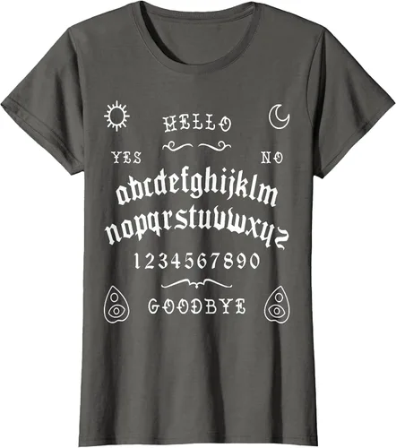 Vista 51 de Camiseta inspirada en la tabla Spirit Board Ouija Asphalt Grey