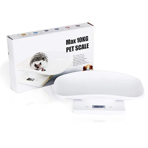 Vista 6 de Báscula digital para mascotas con pantalla LCD electrónica para animales pequeños, báscula de alimentos de cocina, mini báscula de equilibrio