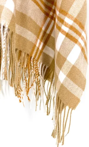 Vista 5 de Moss Rose Chal de viaje para mujer, poncho frontal abierto, capa para otoño e invierno