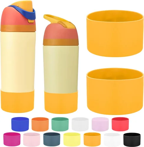 Vista 20 de Mity rain Bota de silicona 2PCS para botella de agua Owala FreeSip Malvavisco tímido