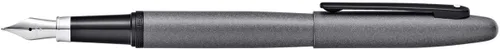 Vista 34 de Sheaffer VFM - Pluma estilográfica con acabado mate negro, detalles cromados, con punta mediana